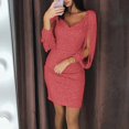 thumbnail image 2 of Ketyyh-chn99 Robes Formelles pour Femmes et Robes de Soirée Robe de Cocktail Robe Longue Maxi Formelle Grande Taille Robes Maxi de Fête Robe Élégante Rouge,P, 2 of 2