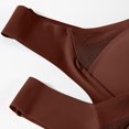 thumbnail image 3 of ManxiVoo Wireless Comfort Bras Full Coverage Minimizer with Adjustable Straps and Side Support for Everyday Wear Smooth T-Shirt Design XXXXXL Size Coffee, 3 of 7