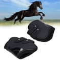 thumbnail image 4 of 2Pcs Bottes de Tendon de Cheval Ensemble, Robustes Bottes de Garde de Tendon de Coquille PU Réglables pour les Chevaux, Sangles Ouvertes, Fonction Tampon pour Sauter et Courir, Protéger les Articulations des Jambes de Cheval, 4 of 8