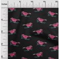 thumbnail image 1 of oneOone Cotton Poplin Fabric Branch & Bird Block Printed Fabric 1 Yard 56 Inch Wide, 1 of 4
