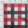 thumbnail image 1 of oneOone Polyester Lycra Gray Fabric Gingham Check Craft Projects Decor Fabric Printed By The Yard 56 Inches Wide, 1 of 4