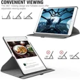 thumbnail image 5 of iPad Air 13 Inch Case 2024/ iPad Pro 12.9 Case (6th/5th Gen 2022/2021), Slim Smart Shell Translucent Frosted Hard PC Back Cover, Support Touch ID & Pencil Pro/2nd/USB-C - Black, 5 of 5