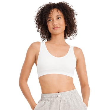 Jockey Soutien-Gorge Léger Sans Coutures en Mélange de Coton à Maintien Léger pour Femmes