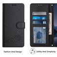 thumbnail image 5 of iPhone 14 Plus Case ,Cat PU Leather Crossbody Lanyard Strap RFID Magnetic Wallet Compatible with iPhone 14 Plus Cover, 5 of 5