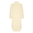 thumbnail image 5 of Robes d'Été pour Femmes 2023 Mode pour Femmes Uni Manches Longues Poches Col Rabattu Robes Robe Western en Liquidation, 5 of 5