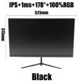 thumbnail image 2 of HueMaison 24" FHD LED Ultra Slim Monitor Computer Gaming Monitor 1920*1080p 1K 100HZ RGB IPS 1ms VGA HDMI Input HG248MG, 2 of 9