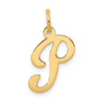thumbnail image 1 of Diamond2Deal 14K Yellow Gold Y Letter P Initial Charm Pendant for Women, 1 of 6