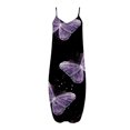 thumbnail image 3 of Robes pour Femmes Décontractées Sans Manches Grande Taille Amples Longues Maxi avec Poches Imprimé Boho Robe de Plage, 3 of 4