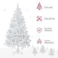 thumbnail image 4 of HOMCOM 5ft Artificial Christmas Tree Holiday Home Decor Pine Auto Open, 4 of 10