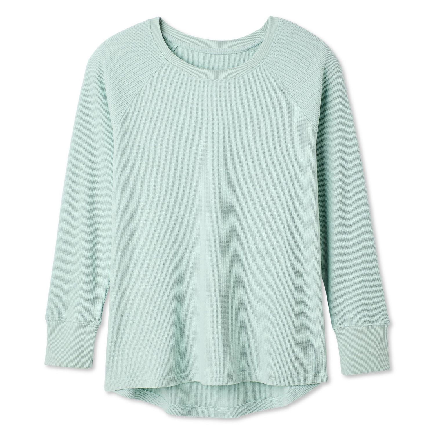 George Women's Plus Long-Sleeve Raglan Sleep T-Shirt