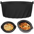 thumbnail image 1 of Doublure en Silicone pour Mijoteuse de 7 à 8 Qt avec Poignée, Réutilisable, Étanche, Résistante à la Chaleur, Passe au Lave-Vaisselle, Doublure de Cuisson pour la Cuisine, 1 of 7
