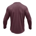 thumbnail image 4 of RXIRUCGD Pull Décontracté pour Hommes, Couleur Unie, Manches Longues, Col Rond, Vin, Taille : L, 4 of 6