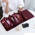 thumbnail image 4 of CAROOTU Cosmetic Bag Female Portable Large-Capacity Storage Bag Folding Travel Storage, 4 of 6