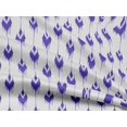 thumbnail image 5 of oneOone Rayon Dark Purple Fabric Ikat Sewing Material Print Fabric By The Yard 56 Inch Wide, 5 of 5