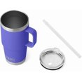 thumbnail image 4 of YETI Rambler Tasse en Paille 25 oz, Isolée sous Vide, Acier Inoxydable, Violet Ultramarin, 4 of 8