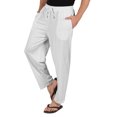 thumbnail image 3 of Inkmeso Solid Casual Bottom For Men's Lightweight Cotton Track Pants For Sleep/Workout Pajamas, 3 of 7