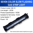 thumbnail image 1 of Chmadoxn Garden Light Aquarium Light, LED Fish Tank Light, IP68 Submersible LED Aquarium Lamp With For Turtle Tank, Shrimp (without Remote) Lantern Light, 1 of 4