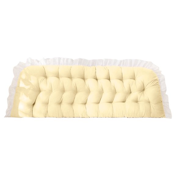 Hearth & Gear Headboard Pillow Cushion Soft Rectangular Backrest Support For Bed Sofa Floor Comfortable Decorative Bolster Pillow 100x50cm Toddler Pillows with Pillowcase Doodle Pillowcase for Kids 4