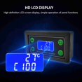 thumbnail image 4 of Thermostat WIFI Remote High Temperature Digital Thermostat LCD Screen Display K Type Thermocouple High Temperature Controller -99 to 999 degrees Celsius  Black, 4 of 7