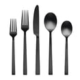 thumbnail image 1 of Better Homes & Gardens River Black Satin 20Pc Flatware Set, 1 of 6