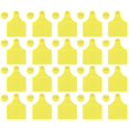 thumbnail image 2 of Ear Tag Ear Tag Yellow Pp 20 Set Livestock Identification Blank Ear Tag For Goats Sheep Cattle Cows Pigs Farm Supplies, 2 of 8