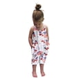 thumbnail image 4 of Birdeem Girls Childrens Summer Independence Day Romper Sling Sleeveless Backless Short Jumpsuit, 4 of 9