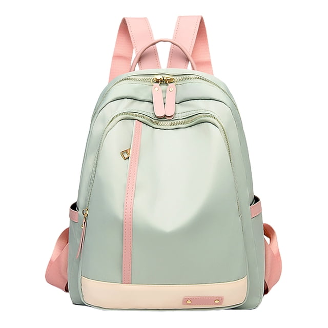 Wzzjkit Shoulder Bag, Versatile Large Capacity Junior High School Student Backpack Color Matching Foolproof Backpack New Student Backpack for The Start of The School Season, Backpack