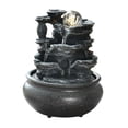 thumbnail image 4 of simhoa Cascade Intérieure Illuminée Maison Terrasse Pendaison de Crémaillère Bureau Table F, 4 of 8