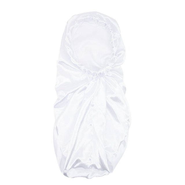 Elastic Stain Bonnet Breathable Multifunctional Wide Edge Long Hair Sleeping Hats Wrap Bonnet for Female