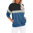 thumbnail image 1 of Pxiakgy Tenues d'Automne pour Femmes 2024 Chandail en Molleton Col Rond Manches Longues Décontracté Léger Ample Taille : S-2TG, 1 of 8