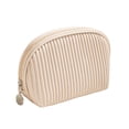 thumbnail image 1 of Travel Makeup Bags for Women Makeup Bag Pleated Wash Bag Travel Portable Half Round Storage Bag Makeup Travel Bags for Women Travel Makeup Bag Small Small Travel Makeup Bag, 1 of 4