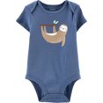 thumbnail image 1 of Carter's Justaucorps Graphique à Manches Courtes, Sloth, 3 Mois, 1 of 1