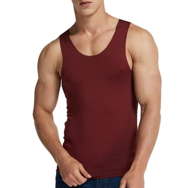 Ketyyh-chn99 Débardeurs pour Hommes Chemises pour Hommes Sans Manches Chemises de Plage pour Hommes Chemises d'Été Débardeurs Débardeur Décontracté Blanc,2TG
