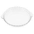 thumbnail image 1 of Miangastore Glass Pie Pan For Baking Round Baking Dish For Dinner Non-Stick Pie Plate With Soft Wave Edge For Apple Pie Pumpkin Pie Pot Pies Transparent 10 Inches, 1 of 9