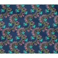 thumbnail image 4 of oneOone Cotton Flex Fabric Spiral & Floral Block Print Fabric BTY 40 Inch Wide, 4 of 4