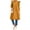 Yellow, variant on ZANZEA Women Solid Color Button Down Puff Long Sleeves Muslim Casual Blouse