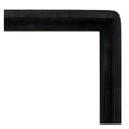 thumbnail image 3 of Curved Edge 6x6in Wood Photo Frame Black, Decorative Tabletop and Wall Picture Frame, 3 of 4