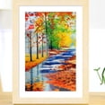 thumbnail image 3 of relayinert Wooden Photo Frame Home Living Room Hallway Picture Poster Wall Mounted Frame, Size A4, Wooden Color, 3 of 9