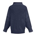 thumbnail image 4 of EGNMCR Chandails pour Femmes Hauts Décontractés Unis pour Femmes Tricot Manches Longues Chandail à Enfiler, 4 of 5