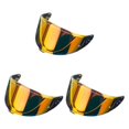 thumbnail image 4 of Transemion Detachable Replacement Full Face Insert Only for Z8 Visor Lens Impact Resistant Crystal Clear Red 28x14cm 3Set, 4 of 6