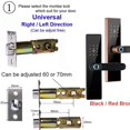 thumbnail image 2 of Electronic Lock Bluetooth Smart Door Lock Fingerprint Lock Password IC Card Key For Smart Home ,Integrated Smart Home, 2 of 5