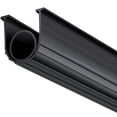 thumbnail image 1 of KFFKFF Garage Door Bottom Seals, Rubber Material, U Shape +O Ring Design, All-Weather Garage Door Weather Stripping, Universal Fit Weatherproof Threshold Buffering Sealing Rubber (16 Ft, Black), 1 of 9