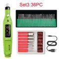 thumbnail image 3 of 18pc Electric Nail Drill, Portable Nail Drills for Acrylic Nails, Toenail Sander for Thick Nails File Kit, Acrylic Nail Kit Set Professional with Everything,, 3 of 6