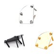 thumbnail image 3 of Wweixi 4 Holes Guitar Neck Plate Mounting with Screws Instrument Repairing Board Maintenance Accessory Professional Learner Gold, 3 of 8