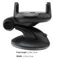 thumbnail image 2 of WRISTBIQUE Car Mobile Phone Support Bracket Black with Soft Clips and Suction Cup Stability, 2 of 8