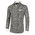 thumbnail image 1 of INSPIRE CHIC Chemise en Coton à Manches Longues Boutonnée à Imprimé Léopard Vintage pour Homme, 1 of 6