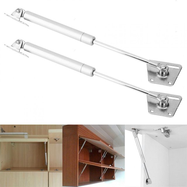 ANGGREK Gas Spring, Cabinet Support Rod, 2PCS For Wardrobes Cabinets Durable Easy To Install