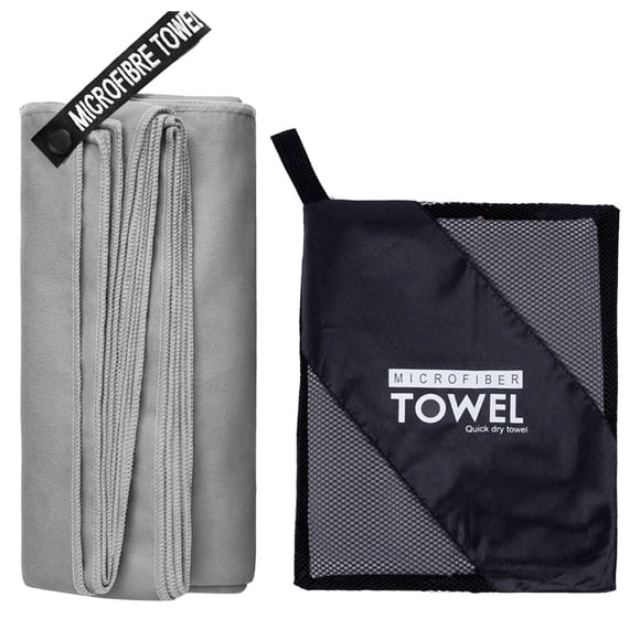 2 Pcs Serviette en Microfibre Super Absorbante et Durable pour Voyage et Sports