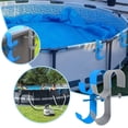 thumbnail image 2 of AquaJoyer Pool Leaf Net Holder Above Ground Pool Pole Hanger Above Ground Pool Accessories Adjustable Telescopic Pool Pole Hooks Pool Brush Hanger Tool Holder Pool 2pc, 2 of 5