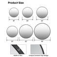 thumbnail image 4 of BeesClover Bathroom Mirrors for Over Sink, Wall Mount Bathroom Mirror, Metal Rounded Corner Framed Vanity Mirror, 4 of 8